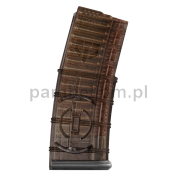 Elite Tactical - Magazynek z łącznikiem 30 nab. AR-15, kolor: przezroczysty przydymiony (ETS Mag AR-15 ETS-SMK-AR15-30CG2)