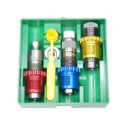 LEE - Zestaw 3 matryc Lee Pacesetter Breech Lock, kal. 45 ACP z kolorowymi tulejami smart lock bushing (LEE 91883)