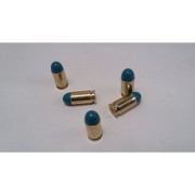 ZBIJAK - Łuska MOS kal. 9x18mm Makarov, pocisk kolor: niebieski, atrapa naboju bez prochu i spłonki (Zbijak 9x18 Makarov MOS)