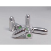 ZBIJAK - Łuska kal. 9x18mm Makarow Alu Monolit, atrapa naboju bez prochu i spłonki (Zbijak 9x18 Makarov Alu Mon)
