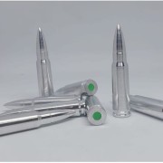 ZBIJAK - Łuska ALU kal. 7,62x39mm, atrapa naboju bez prochu i spłonki (Zbijak 7,62x39 Rus Alu Monolit)