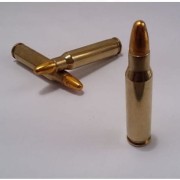 ZBIJAK - Łuska MOS kal. 308 Win/7,62x51mm, pocisk: ostorłukowy/tępołukowy, atrapa naboju bez prochu i spłonki (Zbijak 308 Win Łuska Mosiężna)