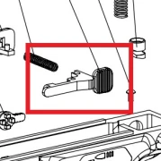 FBŁR - Zatrzask magazynka LEWY do karabinka MSBS GROT (FBŁR 323-05-002-000)