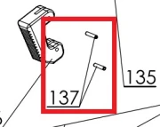 FBŁR - Kołek sprężysty przycisku zespołu dźwigni kolby teleskopowej do MSBS GROT A0/A1/A2 (FBŁR 323-08-203-000)