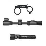HikMicro - Celownik noktowizyjny noktowizor HIKMICRO Alpex PRO LRF z uchwytem pod IR + iluminator laserowy X-hog Pro v2 940/850 nm (Hik Nokto 548-319)