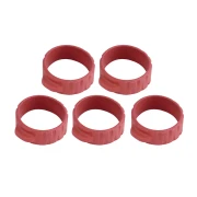 Strike Industries - Opaski elastyczne Bang Band Mini SI-BANGBAND-34MM-RED, 5 szt., kolor: czerwony (StrikeInd 36225)