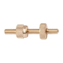 ŁUSZCZEK - Adapter śrutowy filcu dla kal. 20/16/12GA (oraz kal. .50"/12,7mm), końcówka mosiężna przykręcana do wyciora broni śrutowej/gładkolufowej (Łuszczek 3-002)