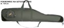 BISTANA - Pokrowiec, futerał LONG dł. 130cm na karabin, sztucer, strzelbę z przypinanym zasobnikiem na amunicję, kolor: zielony (Pokrowiec broń długa)