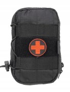 MED - Apteczka AT-5-E taktyczna wojskowa z wyposażeniem medycznym, kolor czarny (MED AT-5-E Black)