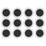 Tarcze - Zbiorcza tarcza 12x do karabinu sportowego, papier 90g, op. 25 szt. (L_680x450mm, T02004_papier)
