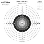 Tarcze - Ppn-R14, karabin pneumatyczny, ASG, karton 230g, op. 100 szt. (R_140x140mm, ZK2548)