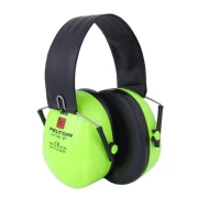 PELTOR - Pasywne ochronniki słuchu OPTIME II składane, kolor hi-viz zielony - słuchawki ochronne (H520F-409-GB)