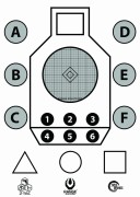 Tarcze - "AIM Small", papier 80g, op. 50 szt. (RS_700x500mm)