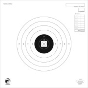 Tarcze - F-CLASS do karabinu optyka 300m, papier 90g, op. 50 szt. (L_520x500mm, T03014)