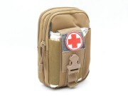 MED - Apteczka taktyczna AT-1 z wyposażeniem medycznym, kolor: coyote (MED Apteczka AT-1)