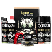 RifleCX - HUNTER SET, kompletny zestaw środków i smarów do czyszczenia broni po polowaniu, usuwa zabrudzenia i wilgoć (Konserwacja Broni Myśliwskiej)