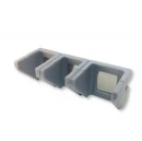 MP - MHS zestaw uchwytów magnetycznych na 1 pistolet i 2 magazynki, kolor: srebrny (MP MagneticHolderSystem)