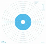 Tarcze - Treningowe Blue/Niebieskie, karabin 300m, papier 90g, op. 50 szt. (L_520x500mm, T03004-BLUE)